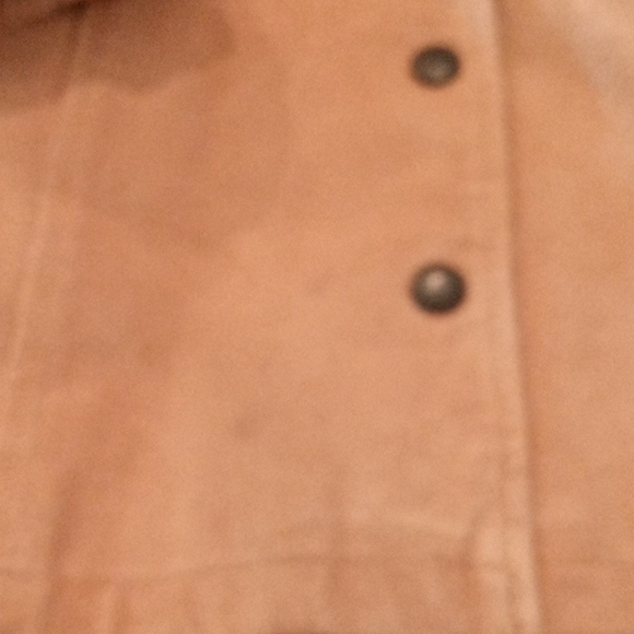 ๐ FREE GIFT INCLUDED ๐ NWOT Llama Fur Collar Suede Fall/Spring Jacket w/ Belt. - Picture 8 of 15